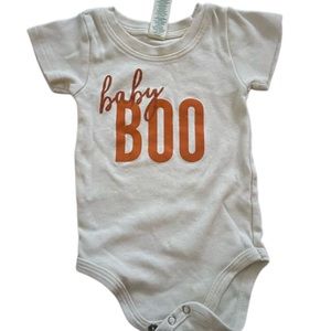 Boutique style onesie Baby Boo Halloween Fall